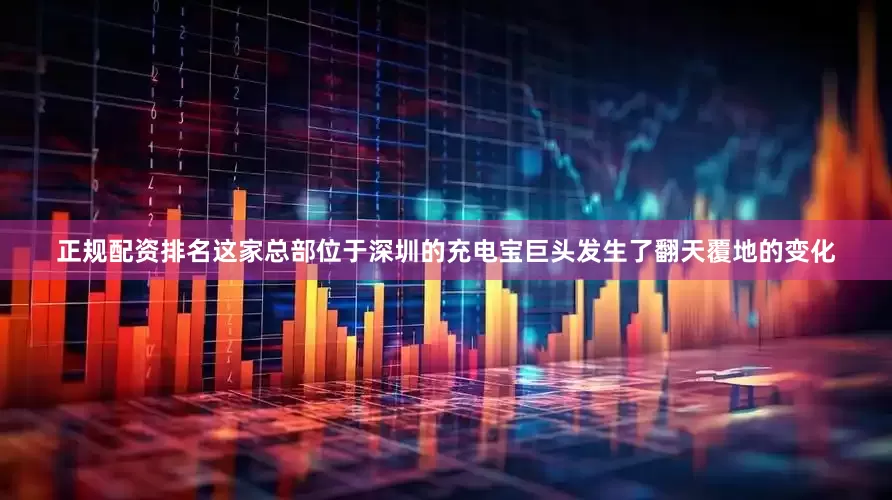 正规配资排名这家总部位于深圳的充电宝巨头发生了翻天覆地的变化
